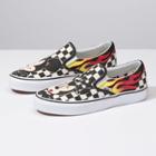 Vans Disney X Vans Classic Slip-on (mickey Mouse And Minnie Mouse/checker Flame)
