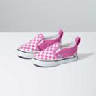 Vans Toddler Checkerboard Slip-on V (color Theory Checkerboard Fiji Flower)