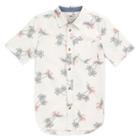 Vans Boys Salado Buttondown Shirt (turtle Dove Havana Floral)