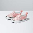 Vans Toddler Checkerboard Slip-on V (powder Pink/true White)