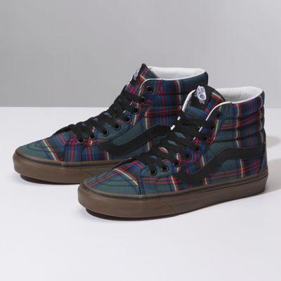 Vans Tartan Gum Sk8-hi Reissue (black Classic Gum)
