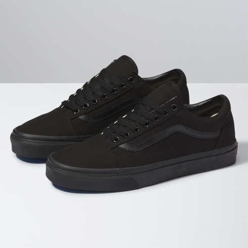 Vans Canvas Old Skool Shoe (black/black)