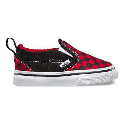 Vans Shoes Toddlers Checkerboard Slip-on V (black/formula One)