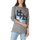 Vans 2018 Vuso Poster Long Sleeve T-shirt (grey Heather)