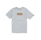 Vans Kids Easy Box Fill T-shirt (athletic Heather/flames)