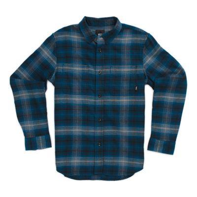 Vans Boys Banfield Long Sleeve Shirt (gibraltar Sea)