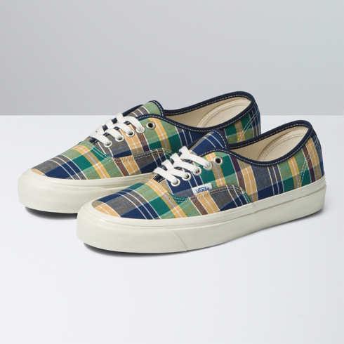 Vans Authentic 44 Dx (anaheim Factory Og Plaid Navy/antique White)