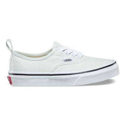 Vans Kids Authentic Elastic Lace (blue Flower/true White)