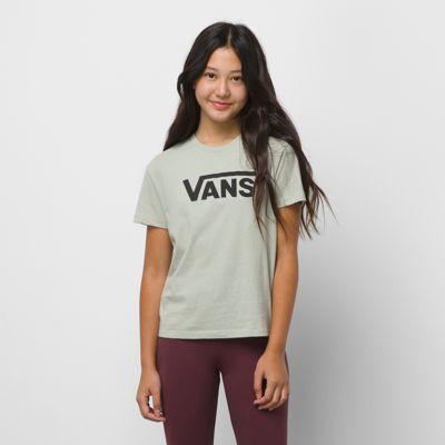Vans Kids Flying V Crew Tee (desert Sage)