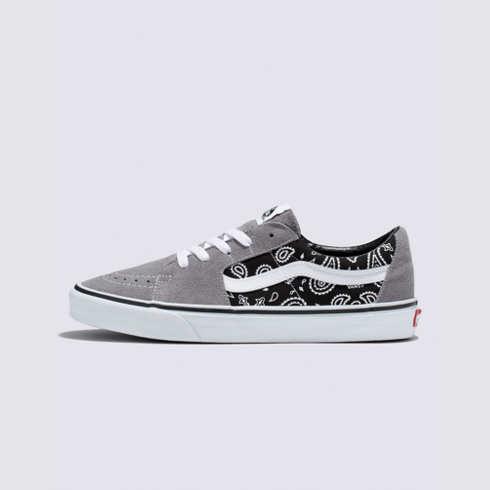 Vans Paisley Sk8-low Shoe (gray/true White)
