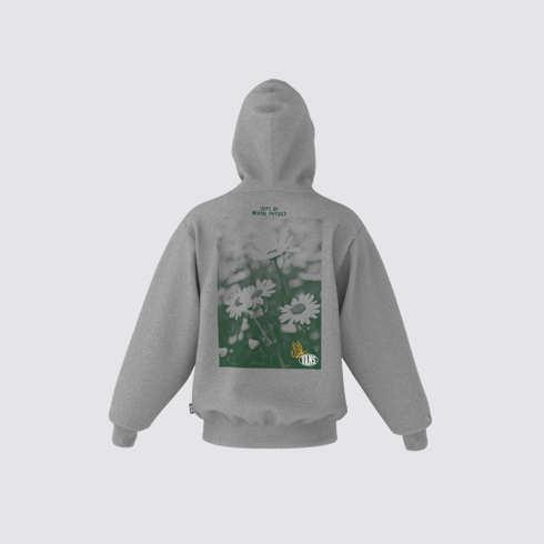 Vans Daisy Photo Hoodie (cement Heather)