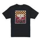 Vans Boys Print Box T-shirt (black/flame Check Gradient)