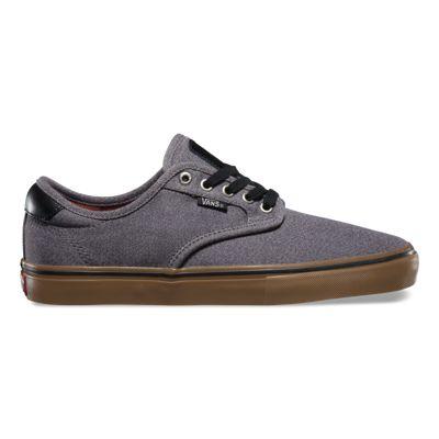 Vans Mens Shoes Skate Shoes Mens Shoes Chima Ferguson Pro (covert Twill Pewter/gum)