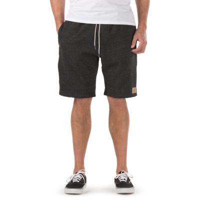 Vans Nf Shriver Sweatshort (black Heather) Mens Pants