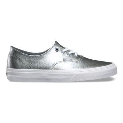 Vans Metallic Leather Authentic Decon (gray)
