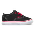 Vans Toddlers Pop Authentic (black/white/red)