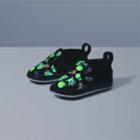 Vans Infant Trippy Drip Glow Slip-on V Crib Shoe (black)