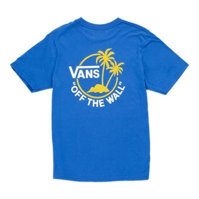 Vans Boys Mini Dual Palm T-shirt (royal Blue)