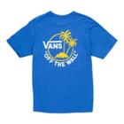 Vans Boys Mini Dual Palm T-shirt (royal Blue)