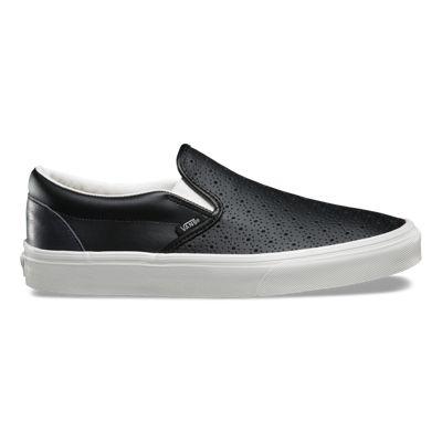 Vans Leather Perf Slip-on (black)