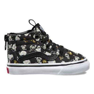 Vans Toddlers Vans X Peanuts Sk8-hi Zip (glow Mummies/black)