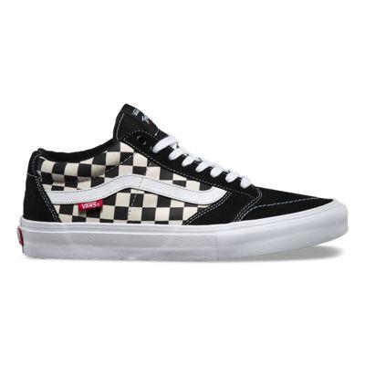 Vans Mens Shoes Skate Shoes Mens Shoes Tnt Sg (checkerboard Black)