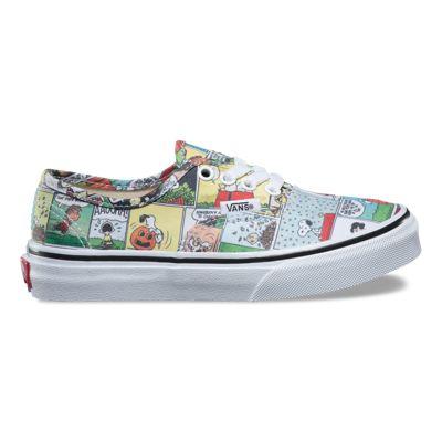 Vans Kids Vans X Peanuts Authentic (comics/black/true White)