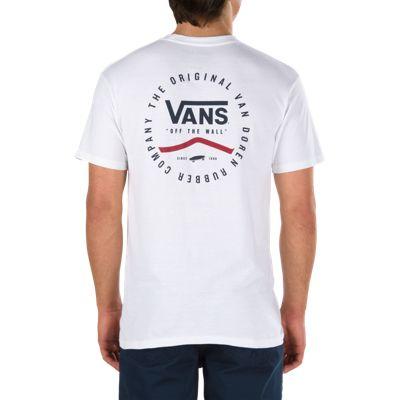 Vans Original Rubber Co T-shirt (white-dress Blues)