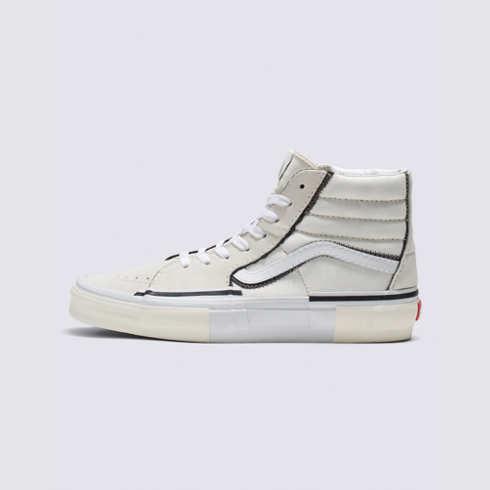 Vans Sk8-hi Reconstruct Shoe (marshmallow/white)
