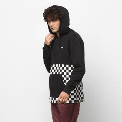 Vans Versa Quarter Zip Pullover Hoodie (black/white)