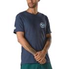 Vans Us Open Salty Seagull Short Sleeve T-shirt (navy Heather)