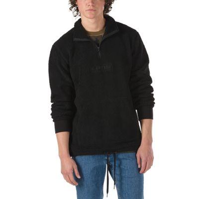Vans Global Trespassers Quater Zip Mock (black)