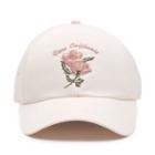 Vans Souvenir Satin Embroidered Baseball Hat (soft Pink)