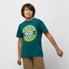 Vans Kids Seasonal Circle T-shirt (deep Teal)