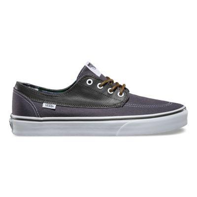 Vans Leather Plaid Brigata (asphalt/beluga)