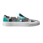 Vans Customs Paisley Patchwork Comfycush Slip-on Shoes Black