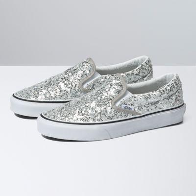 Vans Boucle Sequins Classic Slip-on (silver)