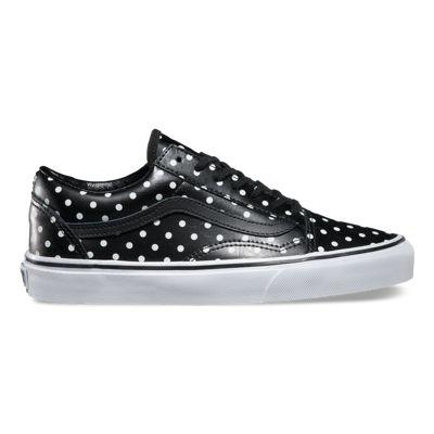 Vans Mens Shoes Skate Shoes Mens Shoes Mens Sandals Shoes Mens Shoes Leather Polka Dots Old Skool (black)