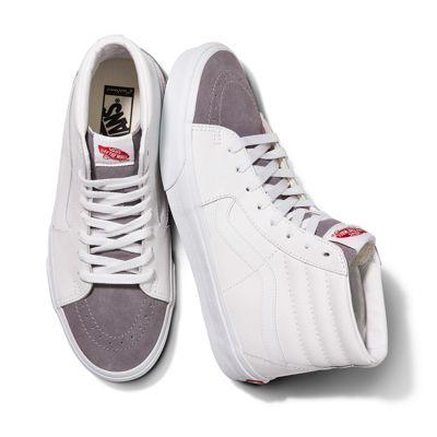 Vans Customs True White Frost Gray Sk8-hi (customs)