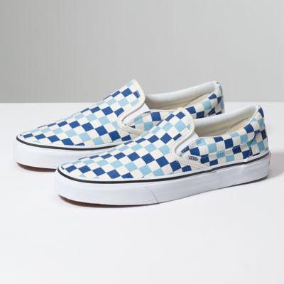 Vans Checkerboard Slip-on (blue Topaz/blue)