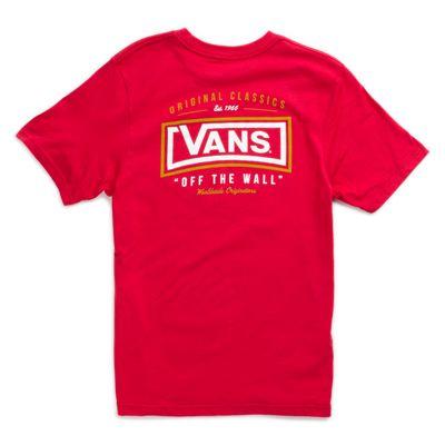 Vans Boys Shaper T-shirt (cardinal)