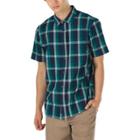 Vans Kearney Short Sleeve Buttondown Shirt (dress Blues)