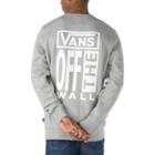 Vans Ave Reflective Crew Pullover (cement Heather)
