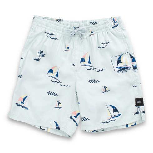 Vans Kids Mixed 15.5 Volley (ballad Blue/castaway Ditsy)