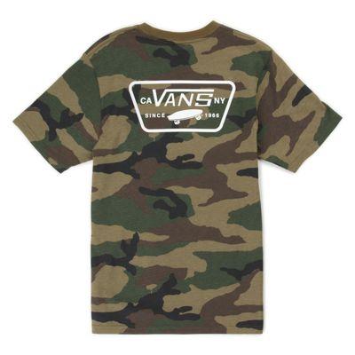 Vans Boys Full Patch Back T-shirt (camo White)