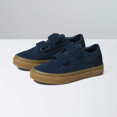 Vans Kids Old Skool V (dress Blues)