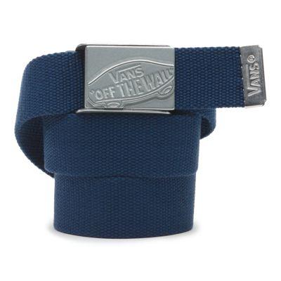 Vans Conductor Web Belt (dark Denim) Mens Belts