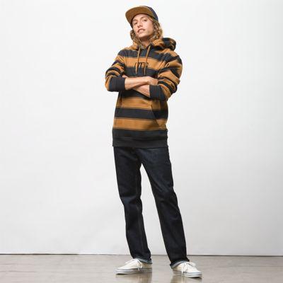 Vans Tall Box Stripe Pullover Hoodie (black/rubber)