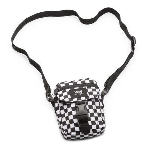 Vans New Varsity Shoulder Bag (black/white Check)