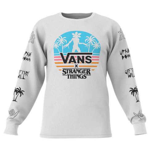 Vans X Stranger Things Demogorgon Paradise T-shirt (white)